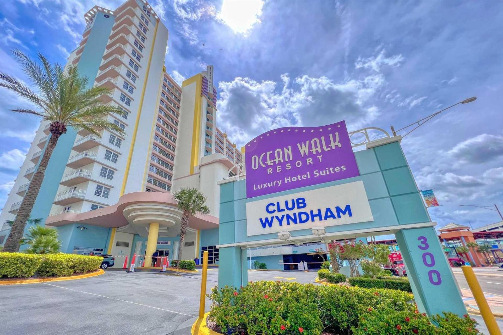 Luxury 9Th Floor 1 Bedroom Condo Direct Oceanfront Wyndham Ocean Walk Resort Daytona Beach | 906 Exterior foto